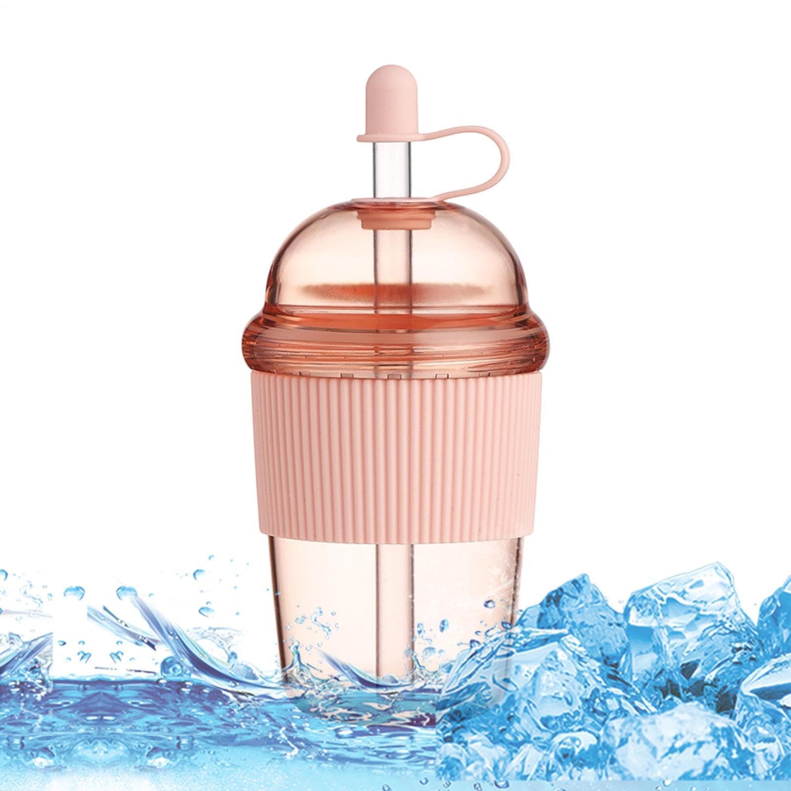 Botella de agua para niños de 520 ml con tapa de silicona hermética para colegio y deporte