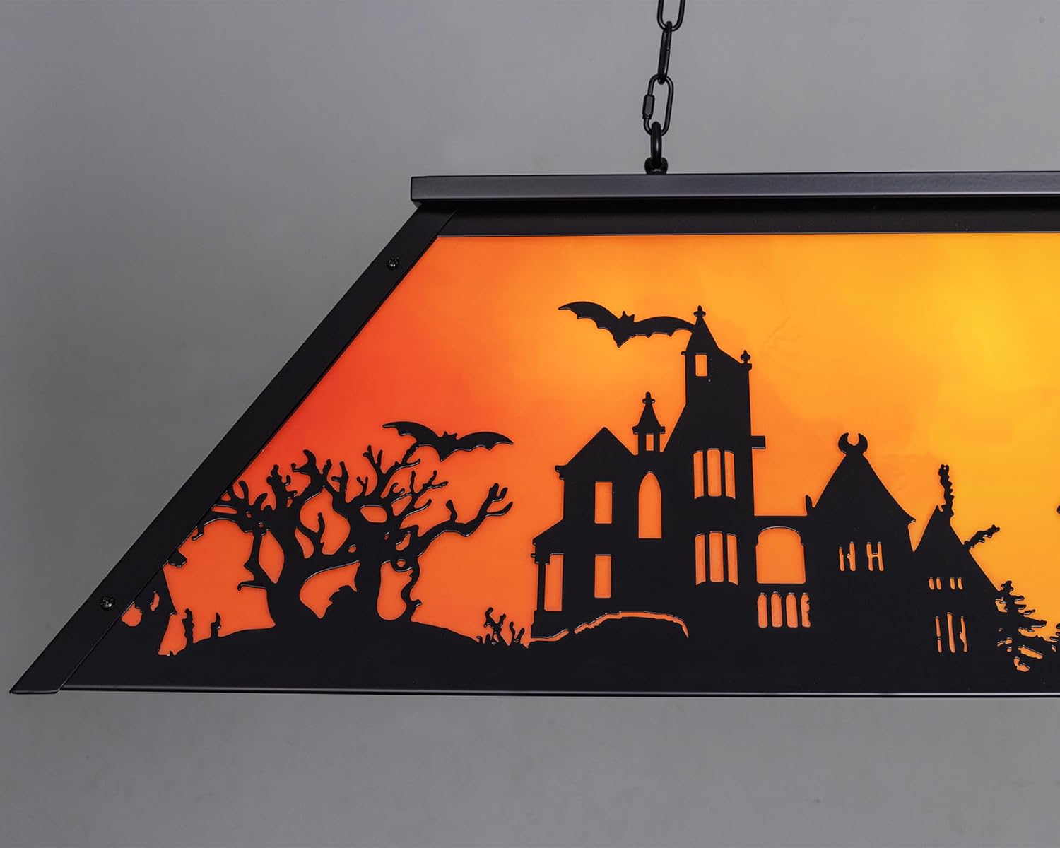 TOCHIC 3 Lights Pool Table Lights 43.3'' Tiffany Billiard Lights for 7' 8' 9' Pool Table, Vintage Billiard Pool Table Light Hanging for Billiards Room, Game Room, Men's Cave