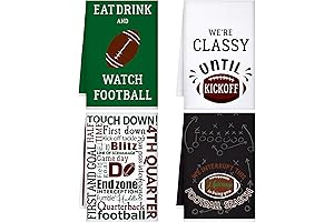 Mixweer Dish Towels: Adorning the Kitchen with Gridiron Spirit