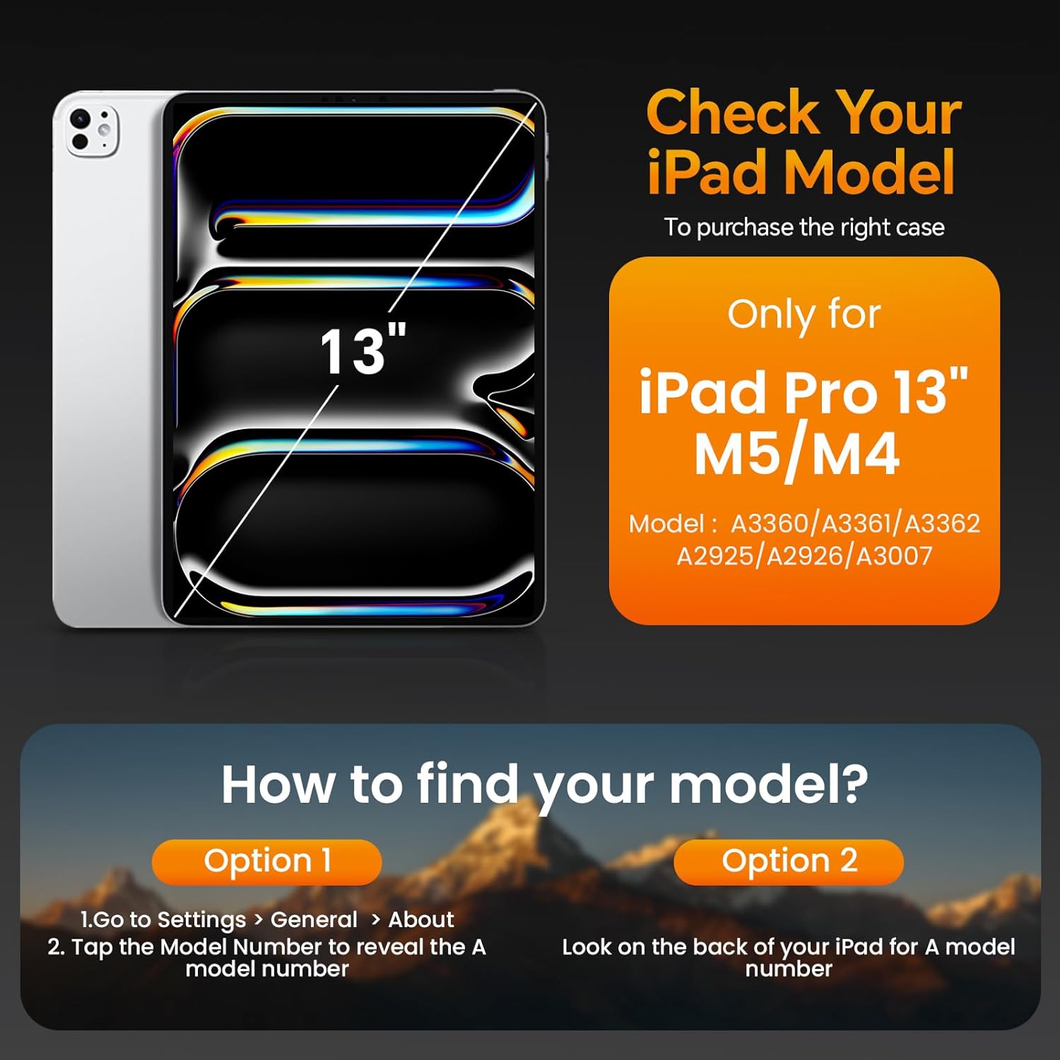 Handcrafted Case for iPad Pro 13 Inch M5 2025/M4 2024 with Pencil Holder & Hand Strap & Pocket,Auto Sleep/Wake,Magnetic Closure,Multi Angles Stand Cover,Protective Folio PU Leather,Dark Brown - Image 2