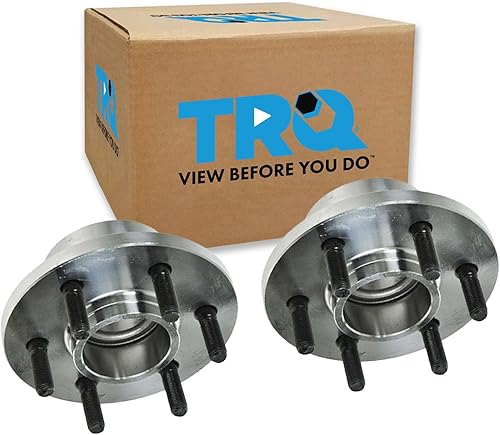 Miniatura 246 de TRQ Par de conjunto de cubo de cojinete de rueda delantera izquierda derecha, 2 piezas compatible con Lexus GX460 2003-2009 GX470 2003-2023 Toyota