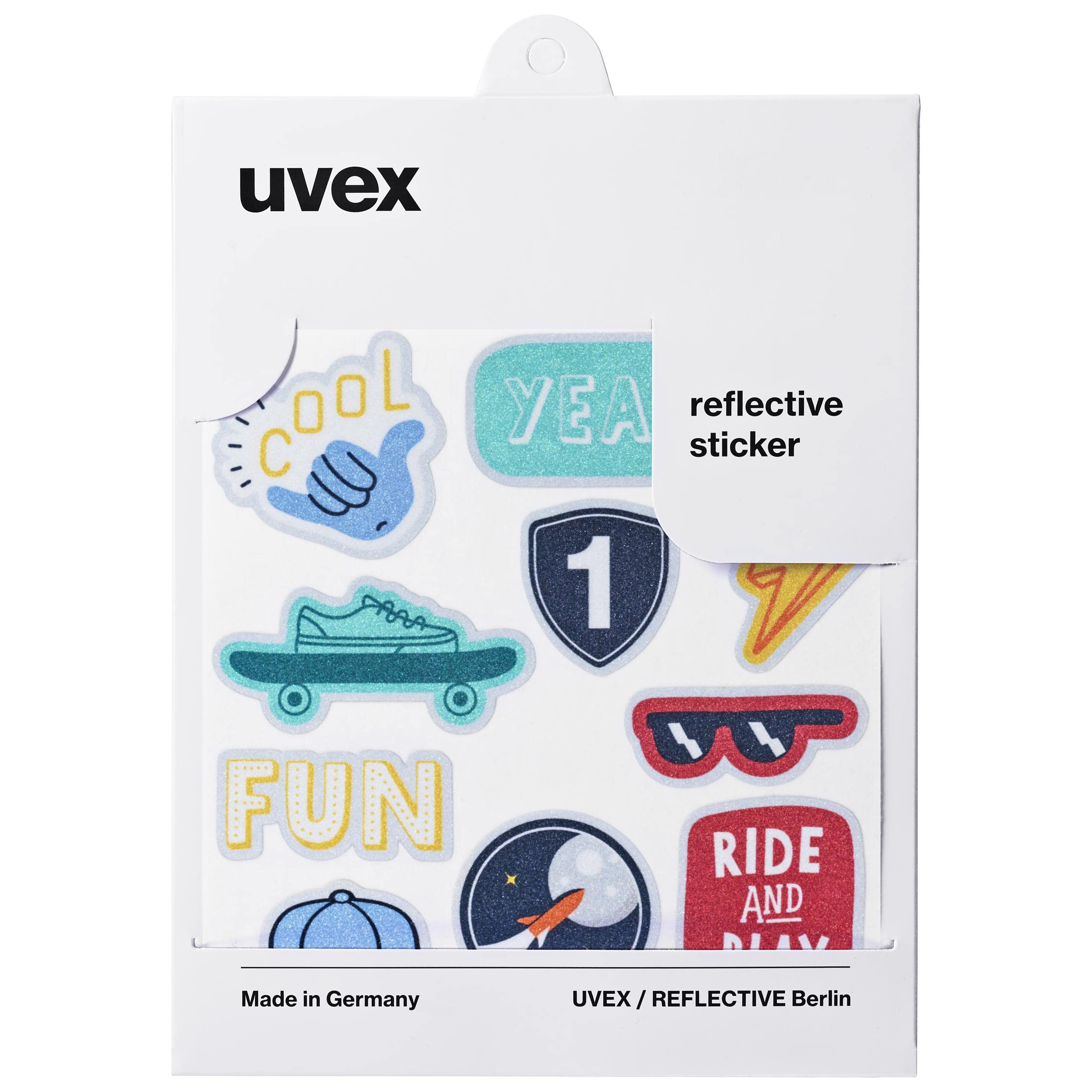 uvex hlmt 4 reflexx, Casco da Bicicletta per Bambini Unisex-Youth, Black, 51-55 cm