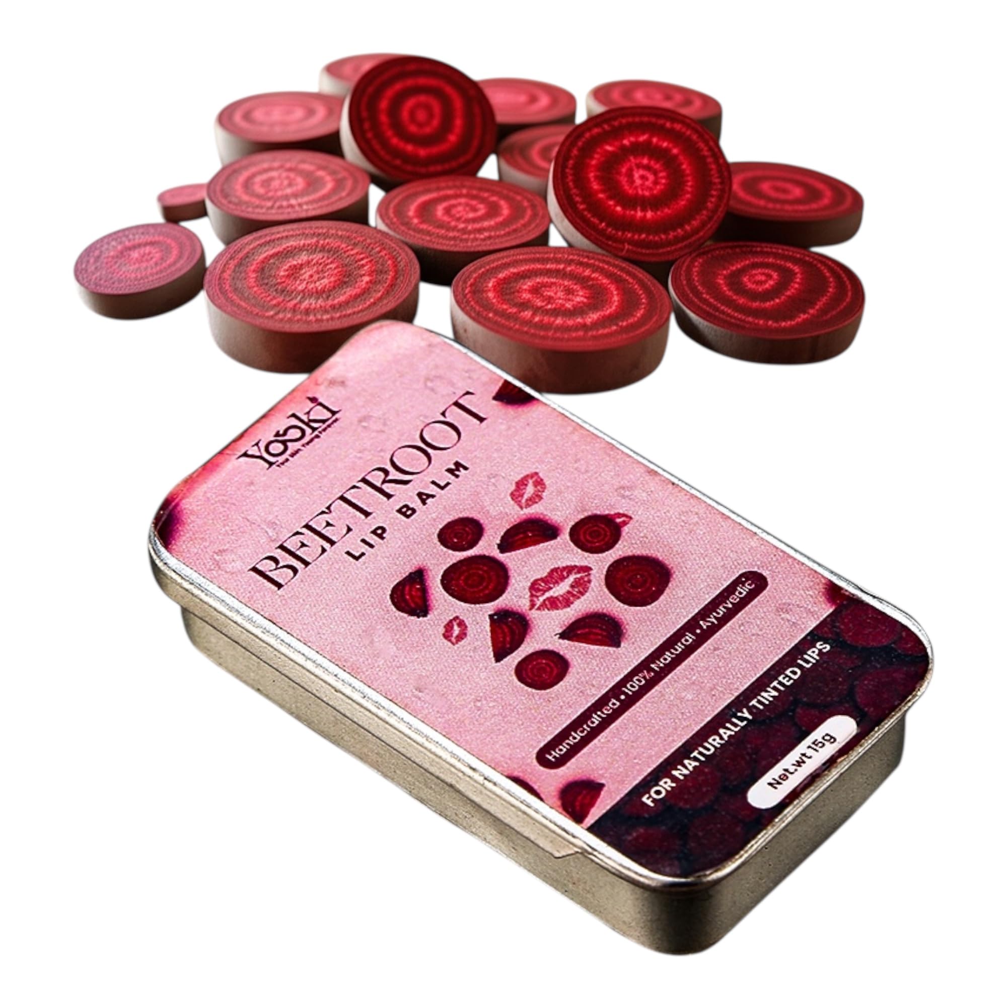 YOSKI Tinted Lip Balm For Dry & Chapped lips With Vitamin E - Beetroot Lip Balm For dark Lips | ChapStick Lip Gloss For Smooth & Plump Lips - 15gm-picture-37