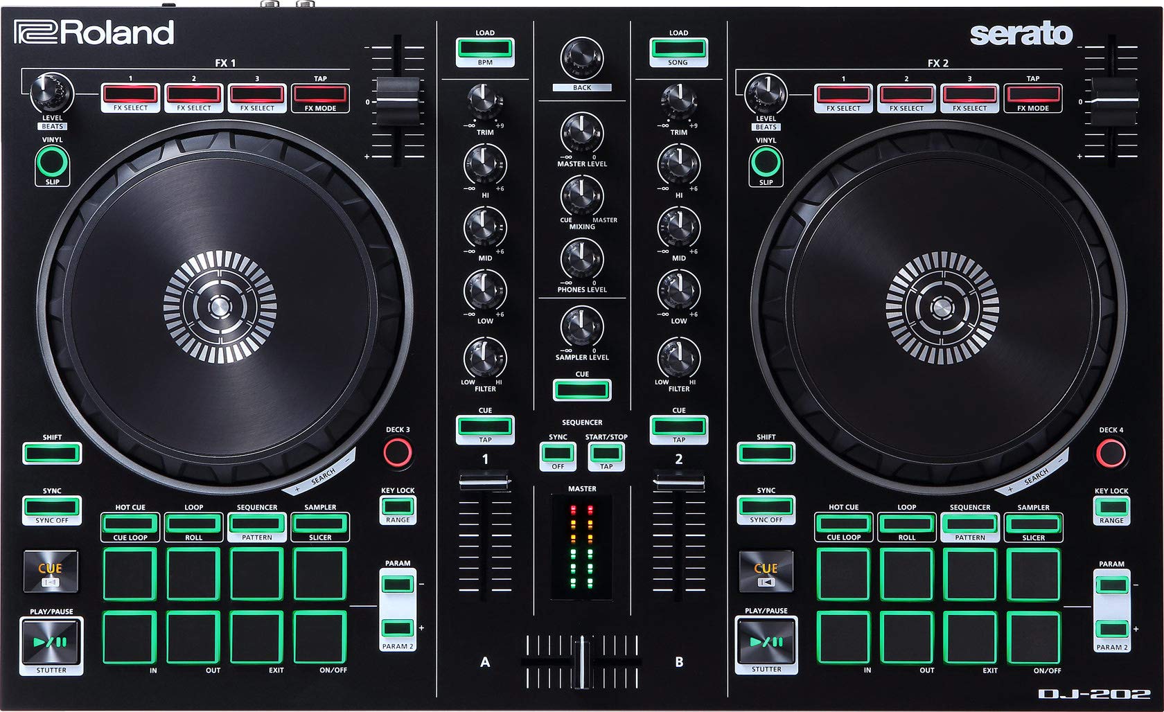 Roland DJ-202 / ケーブル・ケース付き Amazon.com: Roland DJ-202 DJ Controller Bundle with Stand