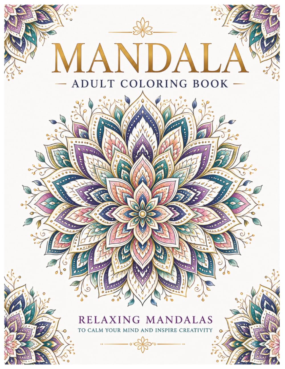 Mandala Patterns Coloring Book for Adults: Stress Relief and Mindfulness Art