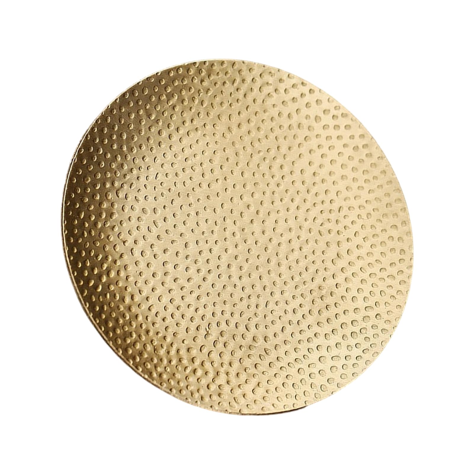 Metal Cup Mats Drink Mats Delicate Coasters Brass Texture Nonslip Coasters Suitable for Dining and Coffee Tables