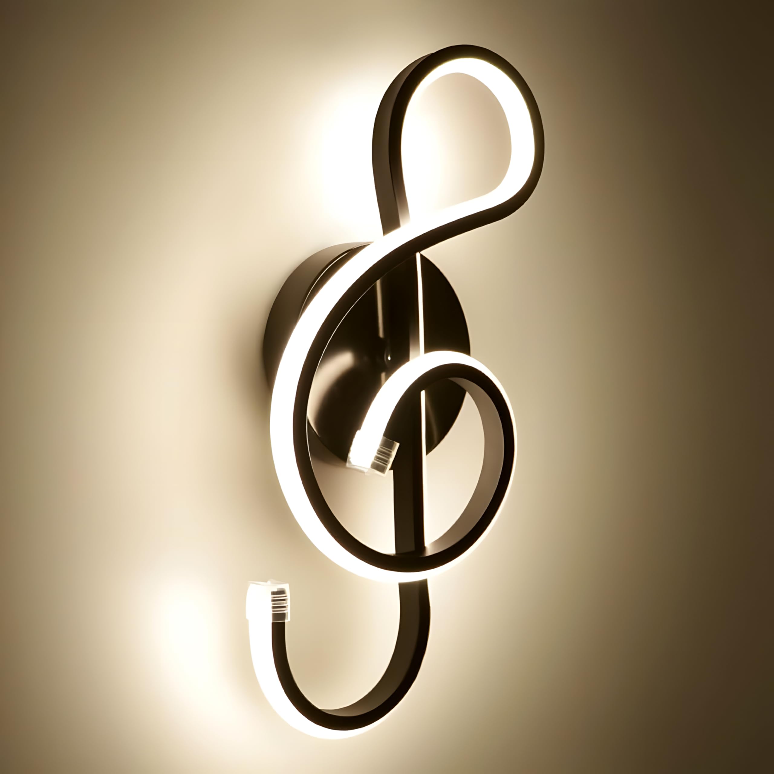 ZTWLEED LED Wall Light Indoor,18W 2000LM Creative Modern Art Deco Wall Lamp Black,for Bedroom Living Room Cafe Hallway,110-240V — image 1