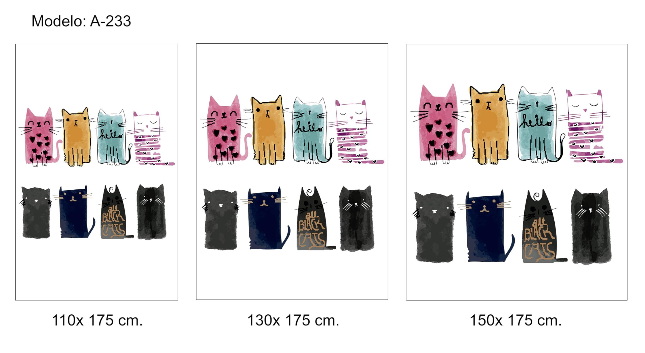 Estoralis Animales | Estor Enrollable Diseño Moderno | Translúcido Estampado Digital | Modelo A-233 | 150 x 180 cm (Ancho/Alto) Tamaño Tela 157 x 175 cm | Estores para Ventanas y Puertas