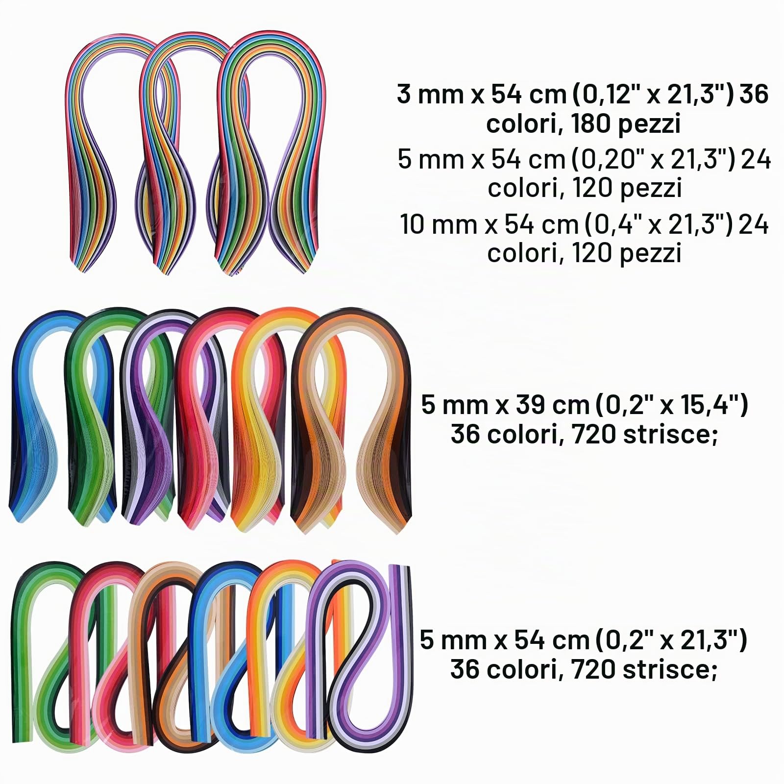 Kit Quilling Completo per Principianti 1860 Strisce 3mm/5mm/10mm Carta Quilling Paper Quilling Kit con Strumento Quilling Elettrica Penna Quilling Crimper Modello Quilling Bordo Lavorato