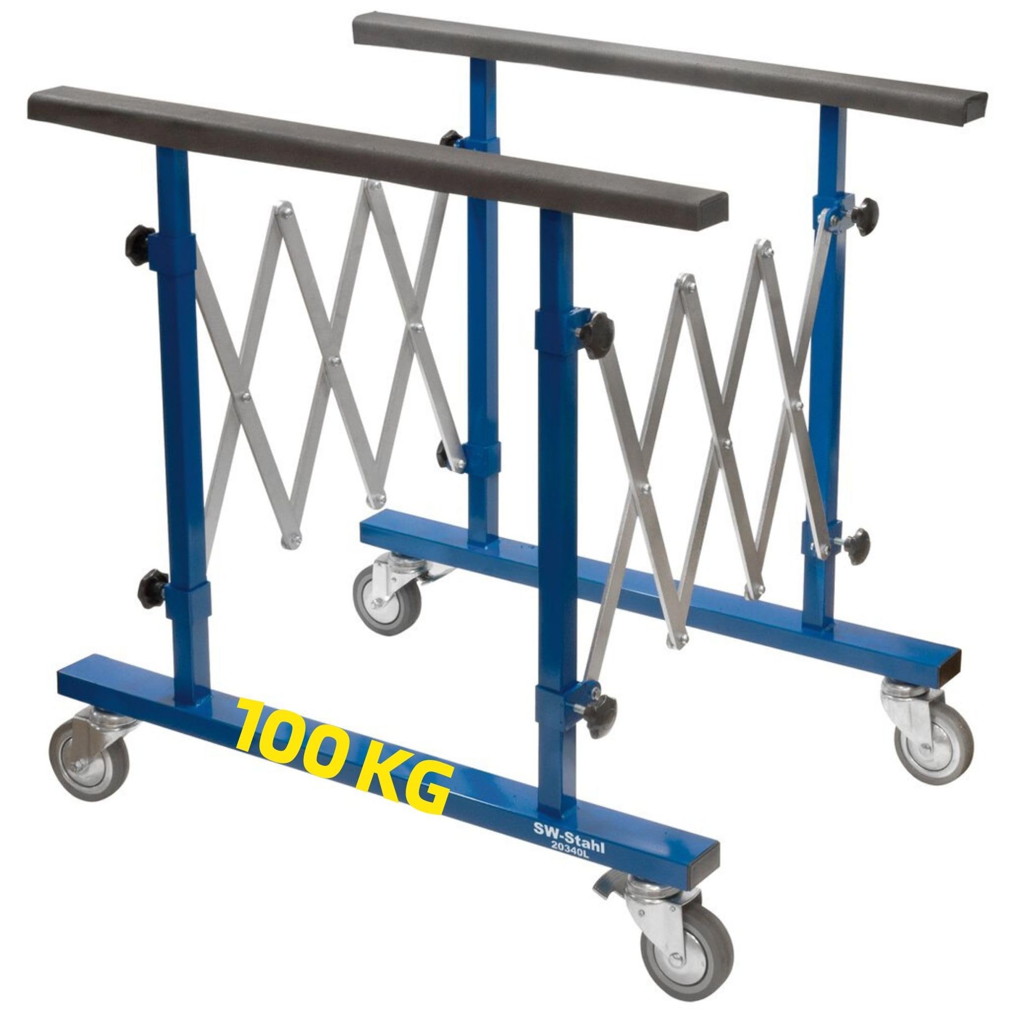 SW-Stahl 20340L Support Multi-Usage pour Équipement et Outils d'Atelier | Tréteau multifonction adaptable, idéal pour le rangement et l'organisation de matériel professionnel de garage.