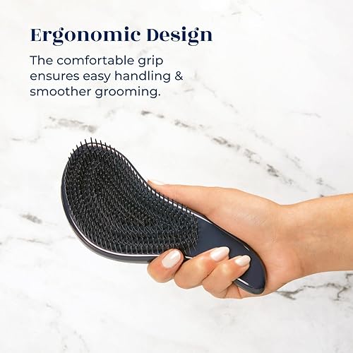 Miniatura 4 de Cepillo Crave Naturals Glide Thru - Cepillo desenredante para cabello rizado, liso, mojado o seco - Cepillos desenredantes suaves para adultos,