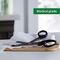 Vista 5 de McKesson Medicut Tijeras de trauma, tijeras médicas, grado médico, punta roma, 5 1/2 pulgadas, 1 unidad