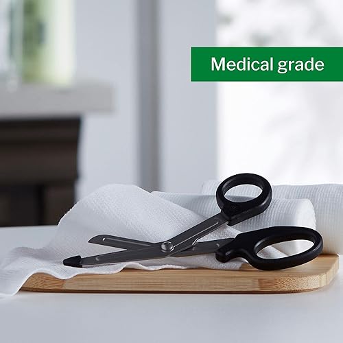 Miniatura 5 de McKesson Medicut Tijeras de trauma, tijeras médicas, grado médico, punta roma, 5 12 pulgadas, 1 unidad