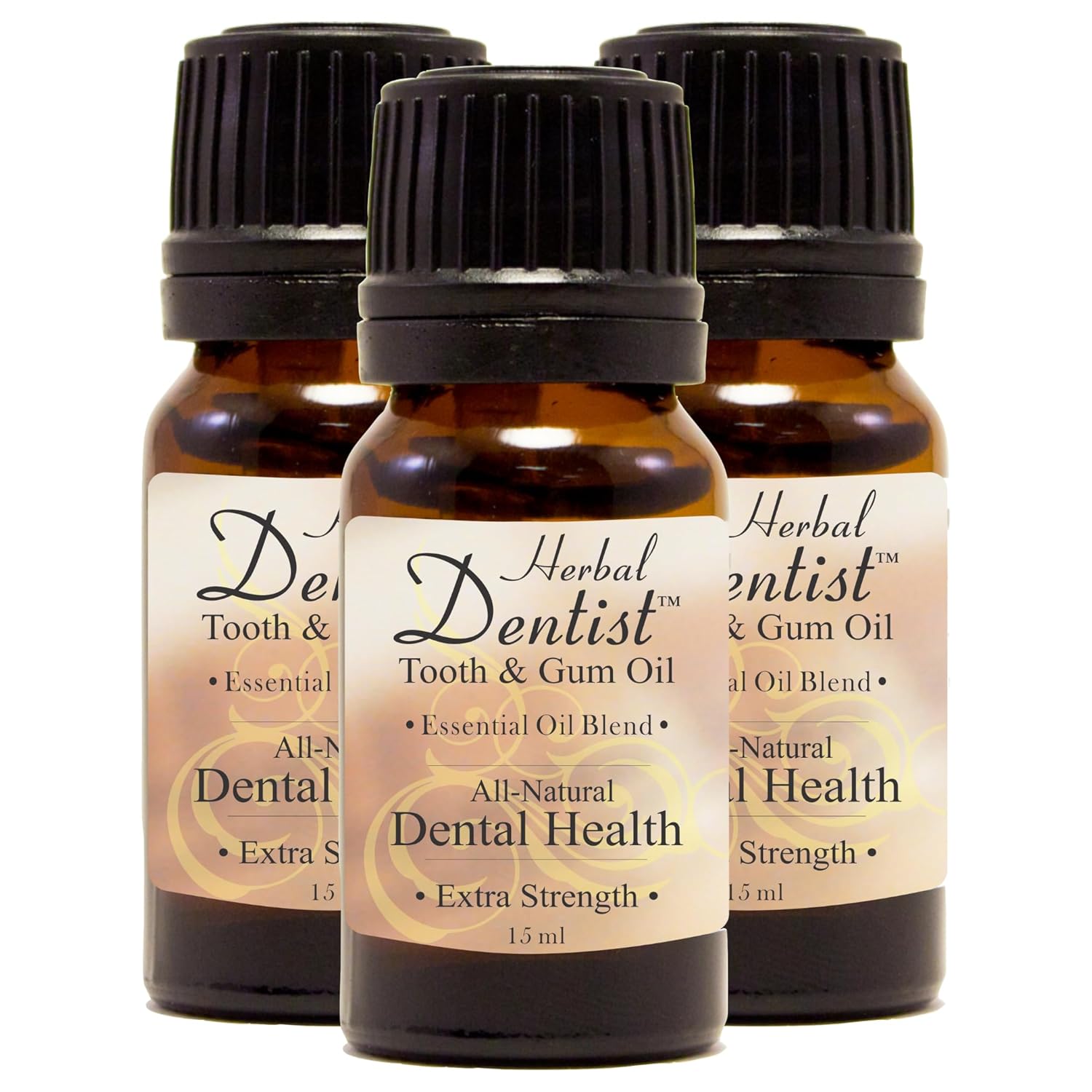 Herbal Dentist™ Tooth & Gum Oil (Extra Strength) • 100% Pure & Natural • Complete Oral Health Care (7 Pack)