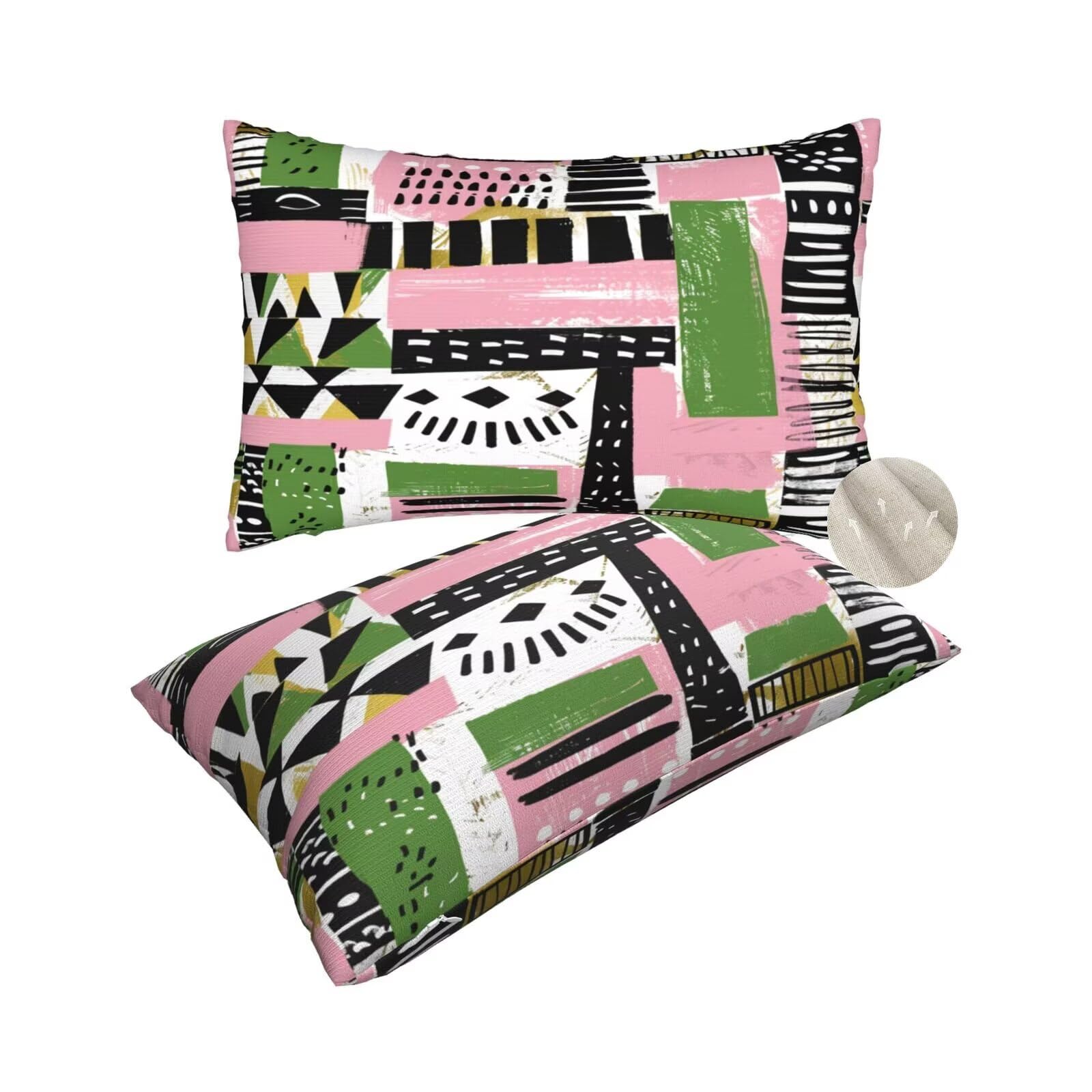 Housses de coussin résumé 50x80 cm pour créer une ambiance chaleureuse dans votre chambre