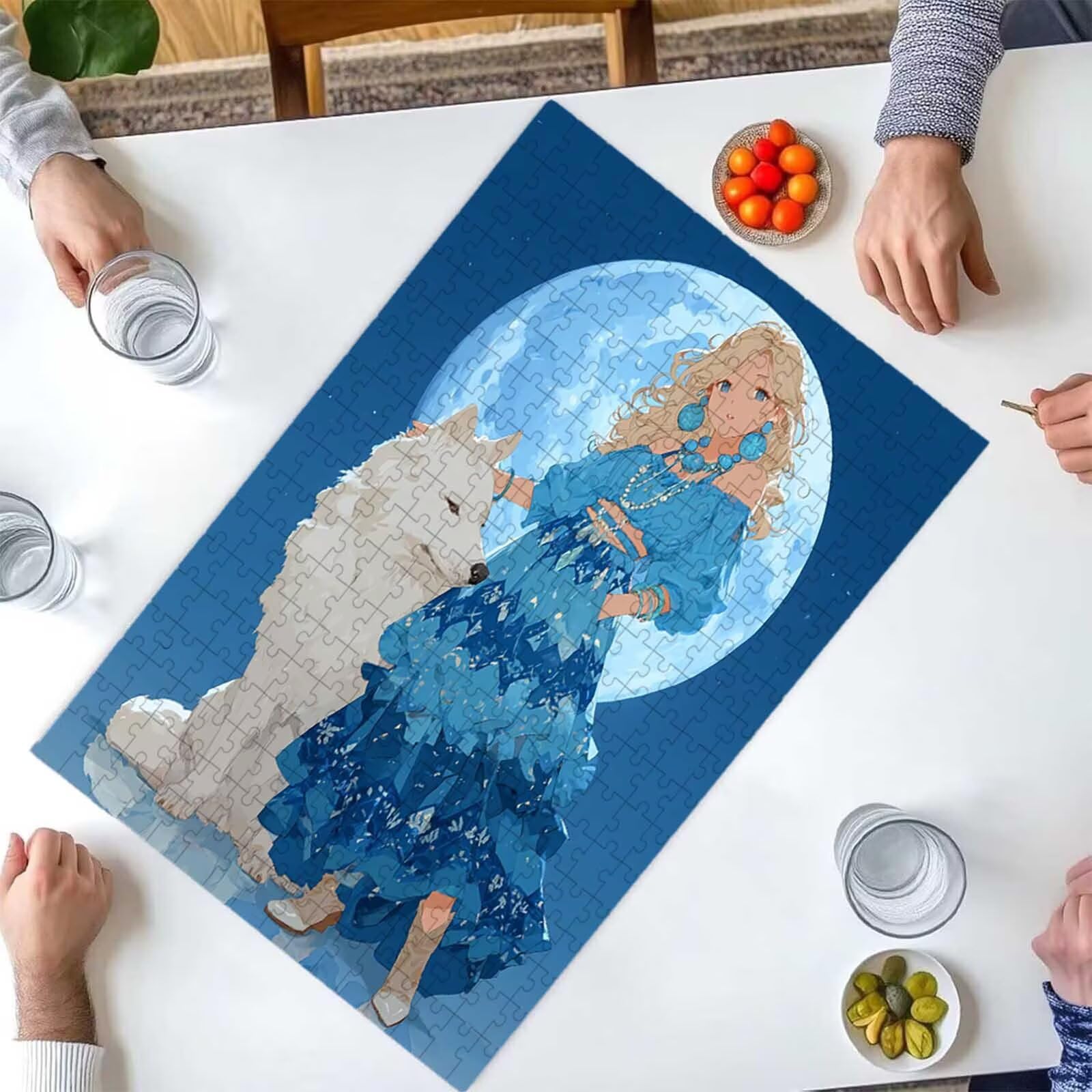 Puzzle 4000 sztuk Puzzle dla dorosłych 140x87cm Gra edukacyjna prezenty dla dorosłych i dzieci w wieku 14 lat, kreatywny prezent dla relaksu PjY8323 9-A