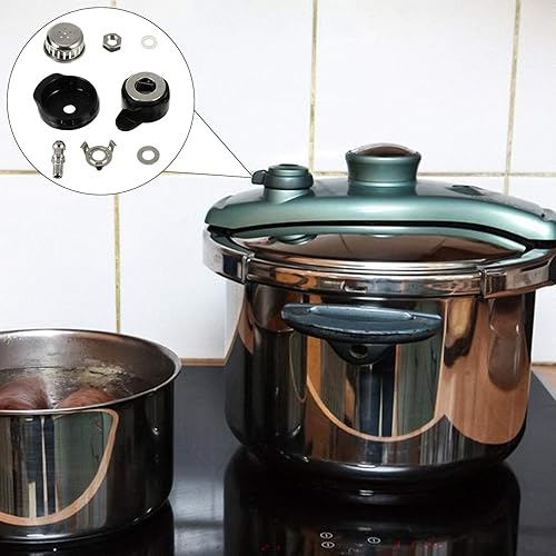 Miniatura 8 de DOITOOL Repuesto de válvula de olla a presión eléctrica, liberación de vapor, mango de liberación universal de válvula y juntas de válvula flotante,