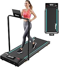 FunLife F1 Walking Pad für Zuhause – 3 in 1 mini Laufband klappbar mit Haltegriff, stark, leise & kompakt für Schreibtisch & Home Office, Senioren & Reha geeignet