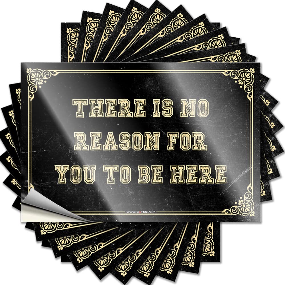 Quote Western Bathroom, Gamer Hard There is No Reason for You to Be Here | Balcony Decor(12X18CM)
