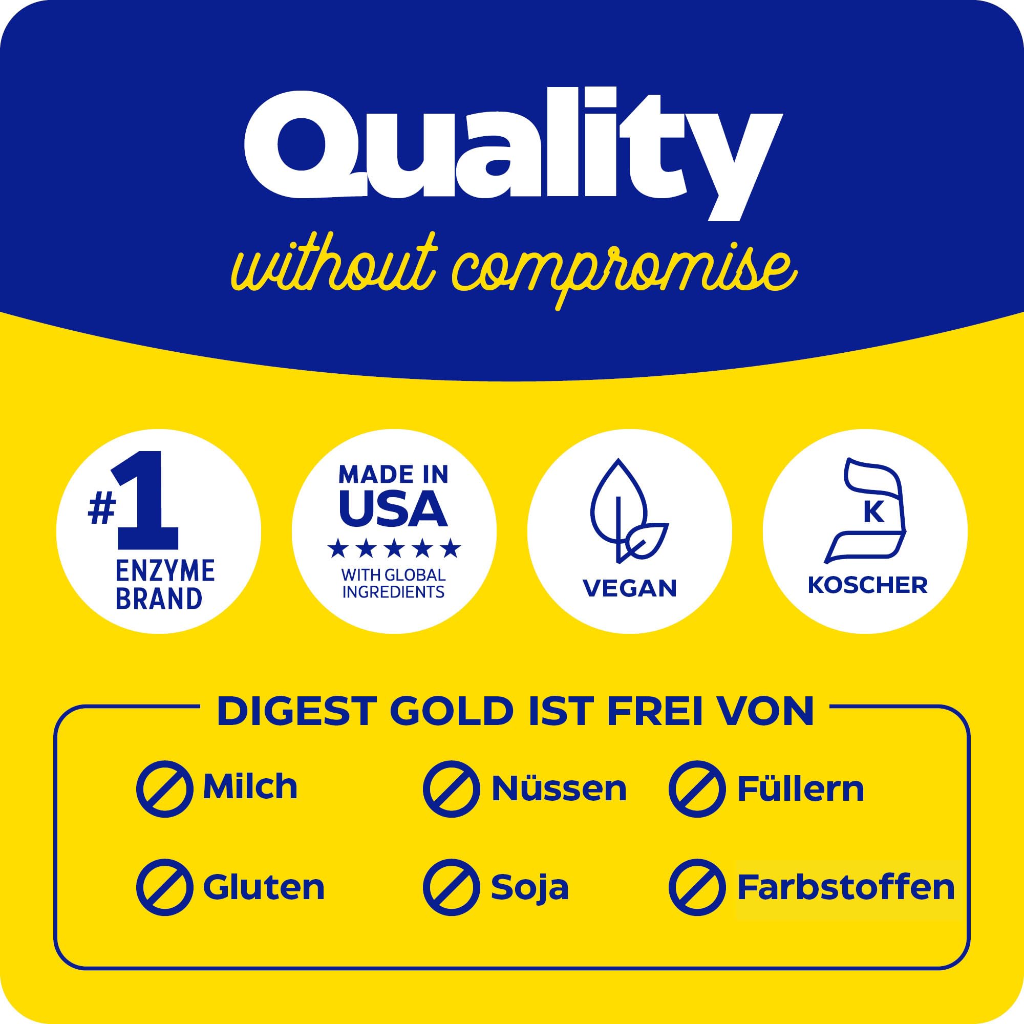 Enzymedica, Digest Gold, 120 vegane Kapseln, 23.000DU Amylase & 80.000HUT Protease je Dosis, Glutenfrei, Sojafrei, GMO frei, Geschmacksneutral