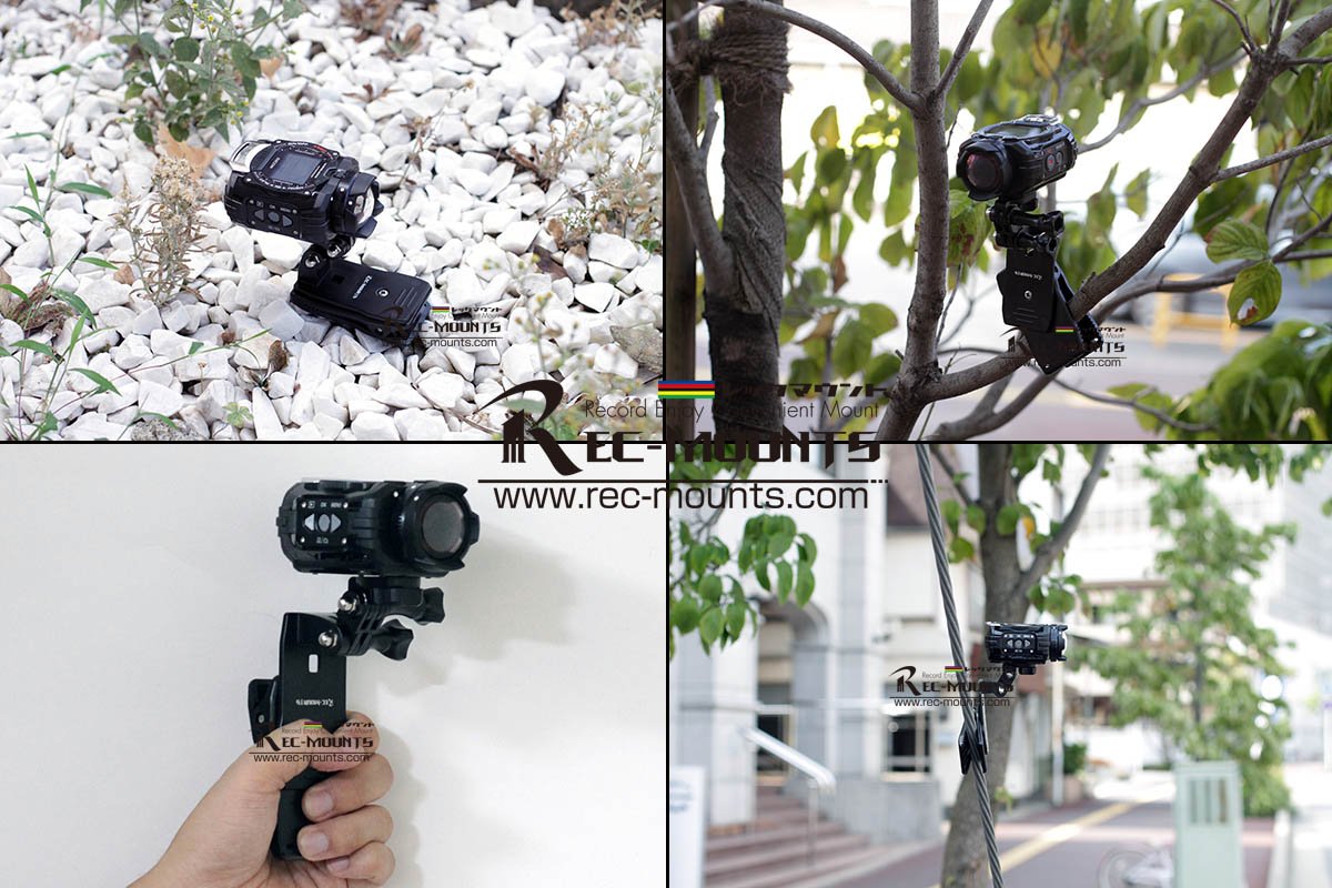 Amazon | REC-MOUNTS 回転式 クリップマウント Rotary Clip Mount for
