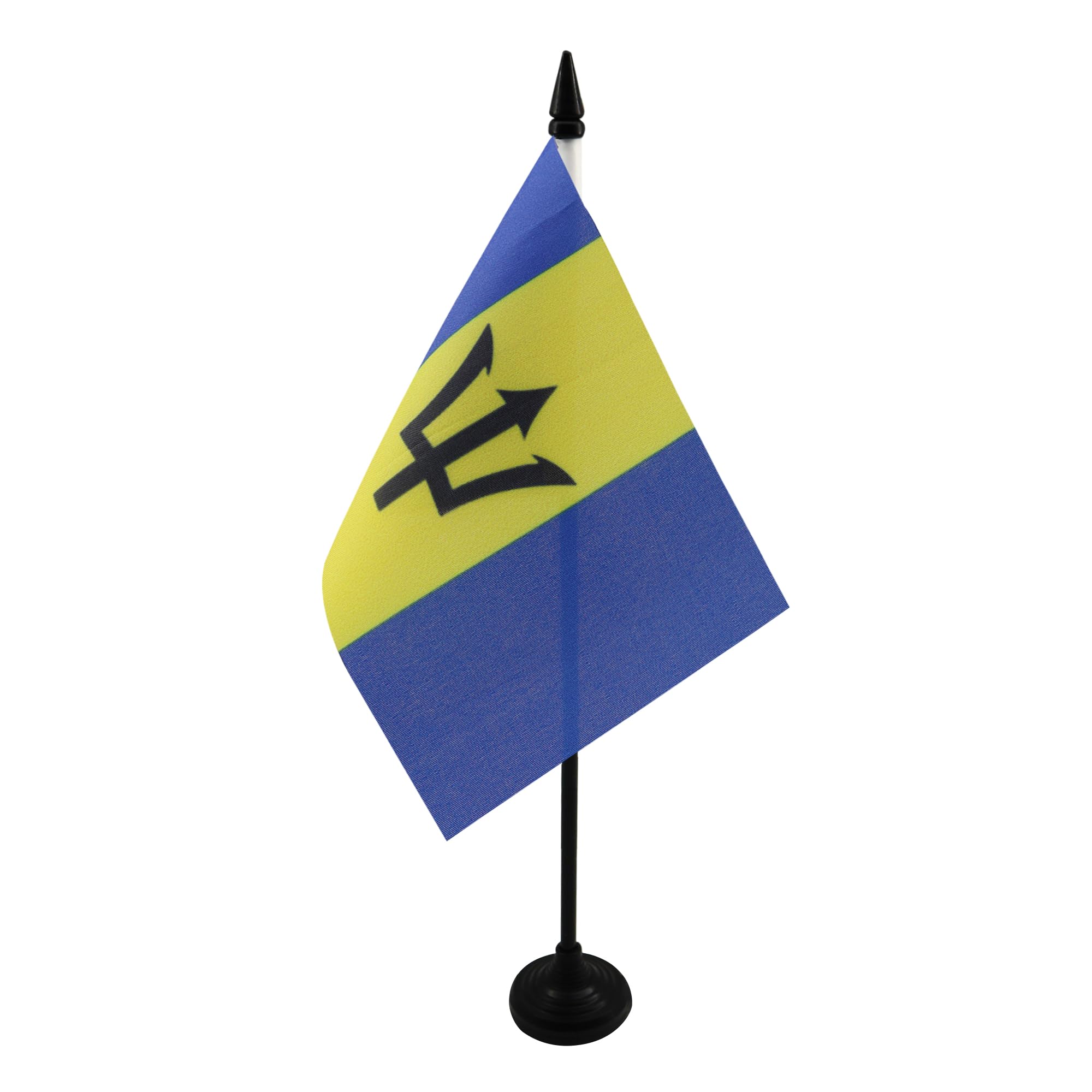 AZ FLAG Bandera De Mesa De Ucrania Con Armas 15x10cm - BANDERINA De DESPACHO UCRANIANA 10 X 15 Cm