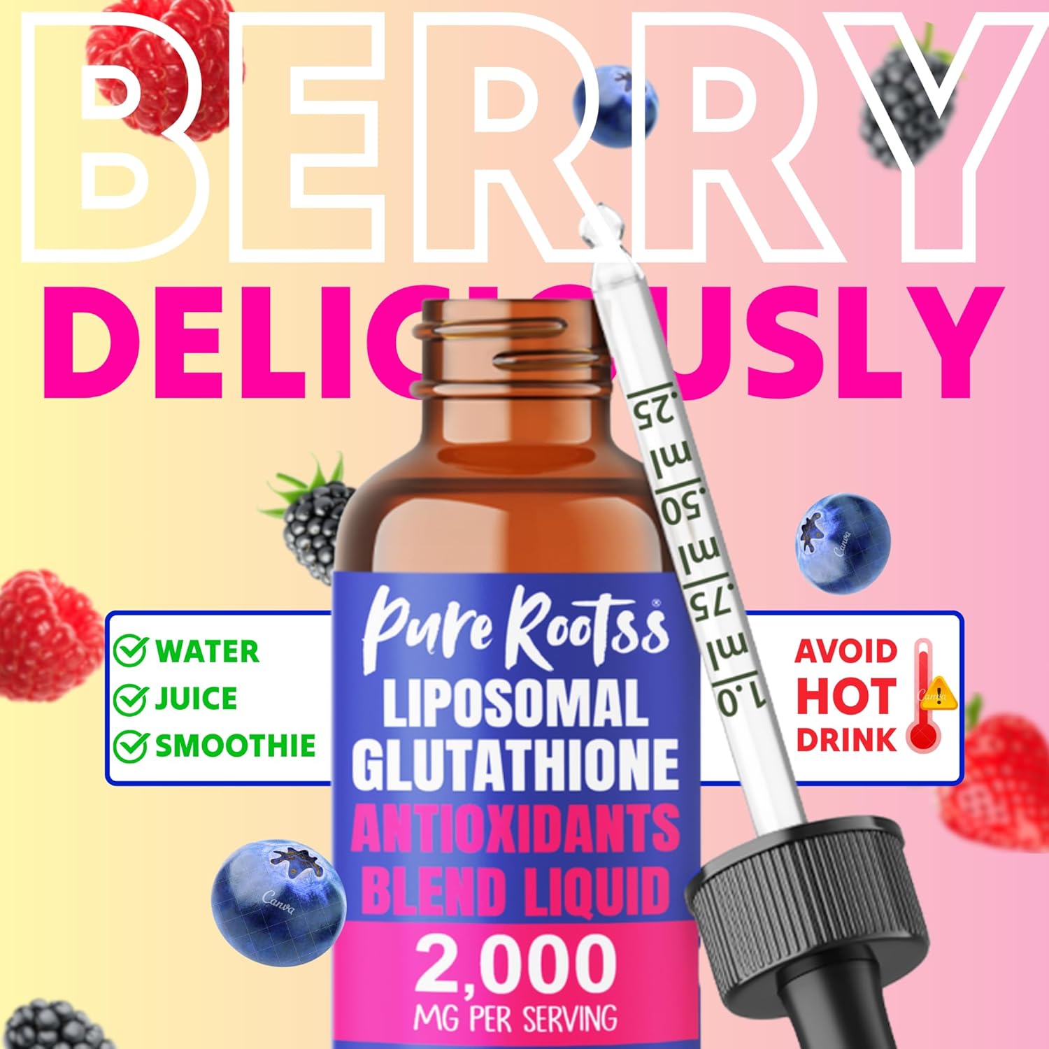 Liposomal Glutathione Liquid Supplement (Pack of 2), 98% Absorption, with Vitamin C, L- Glutathione, 2 Fl Oz per Bottle - Image 6