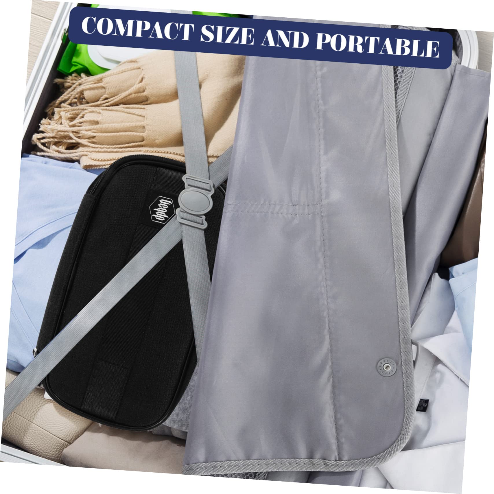 COLLBATH Trousse De Rangement De Voyage à Compartiments Multiples Trousse De Maquillage Portable pour Cosmétiques Organisateur De Voyage pour Articles Divers Pochette De Rangement Et