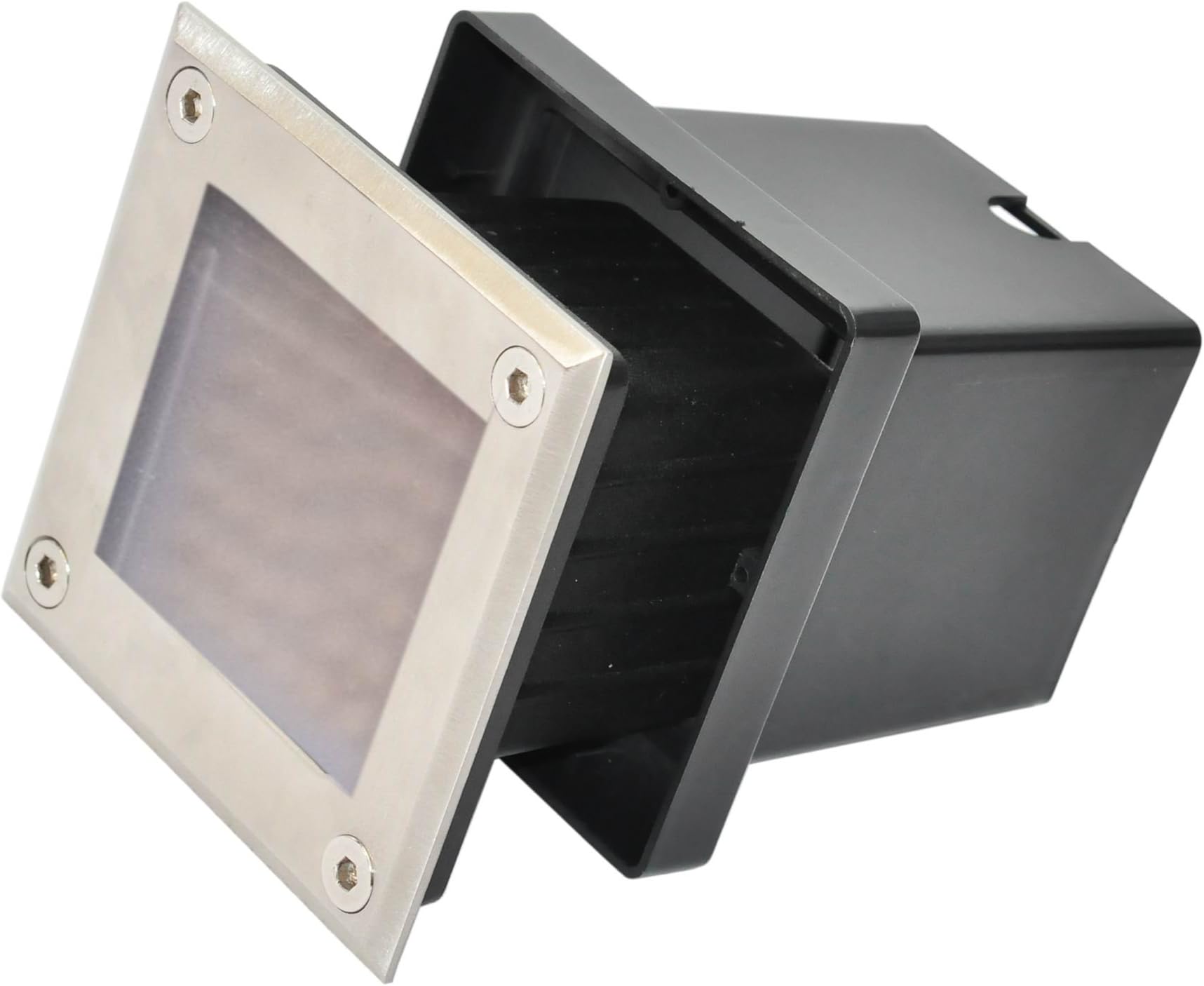 Silbo SB8314 Low Voltage 12V 4W LED Square In-ground Outdoor Landscape Waterproof Flood Light -5500K-35 Watt Equal