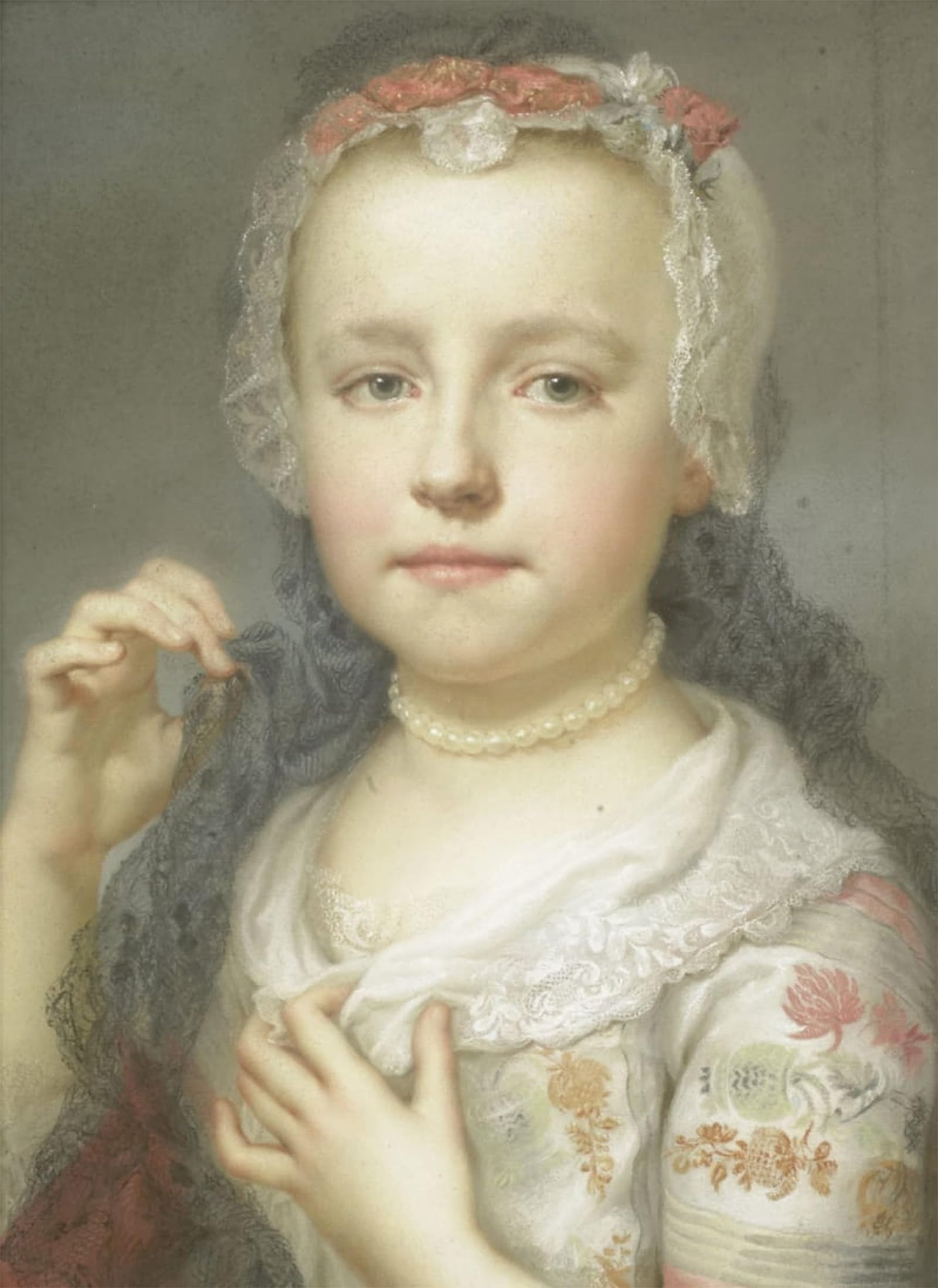 POSTERIIk Famous Modern Artwork Art Mural Portret Van Een Jong Meisje Waarschijnlijk Julie Carlotta Mengs by Anton Raphael Mengs Oil Paintings Pictures for Home Decor 60x90cm