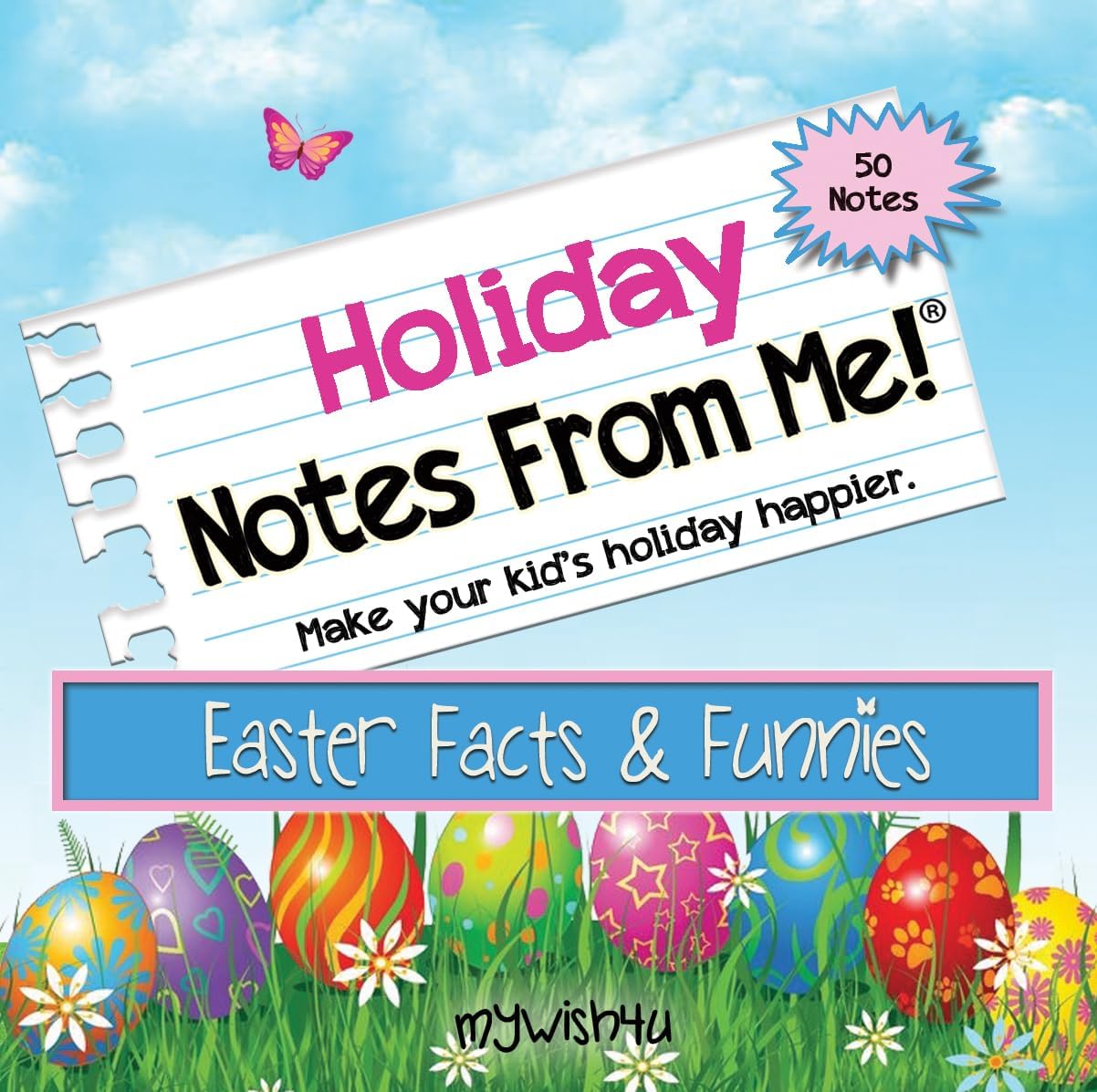 Easter Fun Facts & Jokes Tear-Off Lunch Box Notes for Kids, Ages 8+