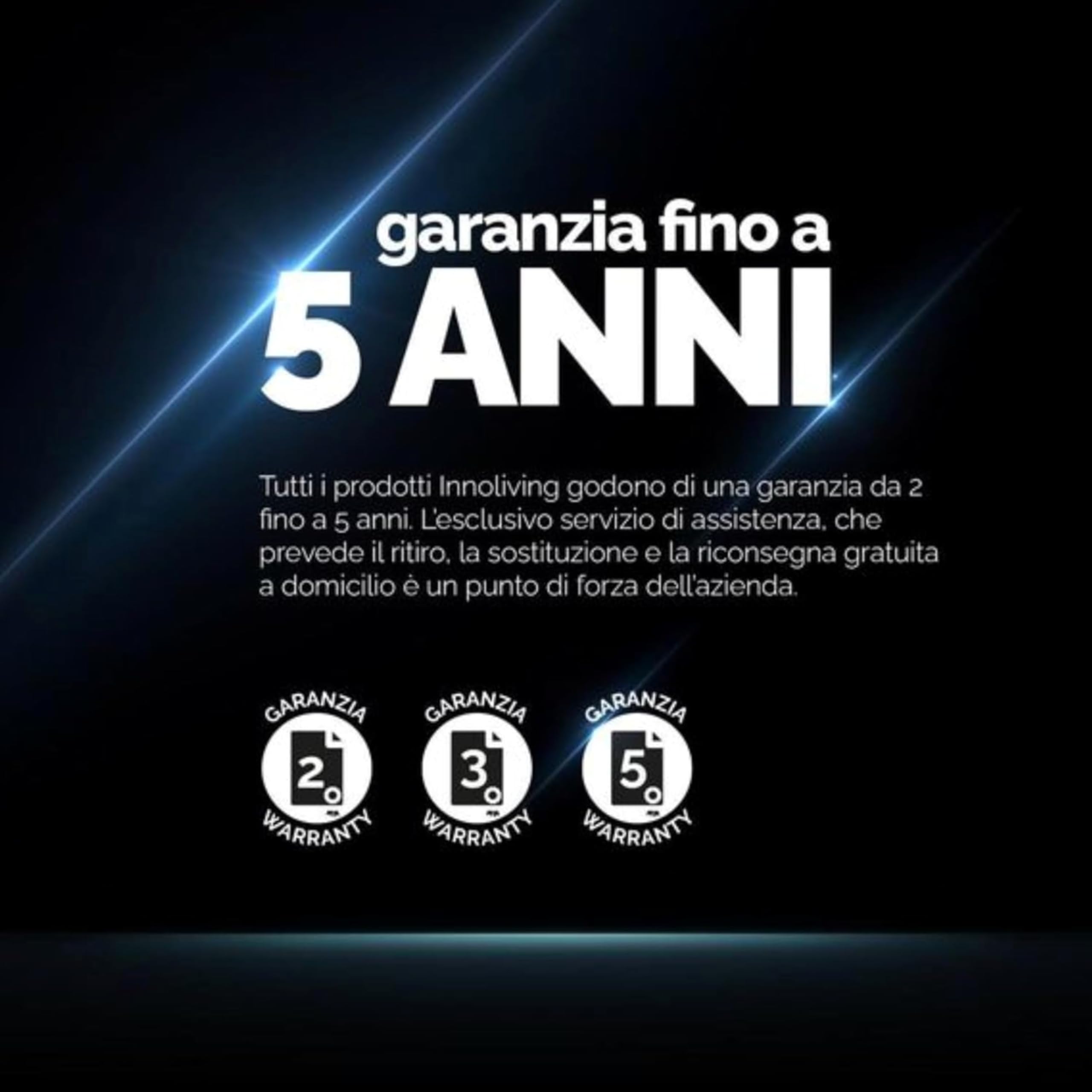 Innoliving Ferro da Stiro con Generatore Vapore Continuo INN-681, Potenza 2250W, Serbatoio da 1.1Litri, Pressione Vapore 3,5 Bar, con Funzione Anticalcare e Piastra in Ceramica