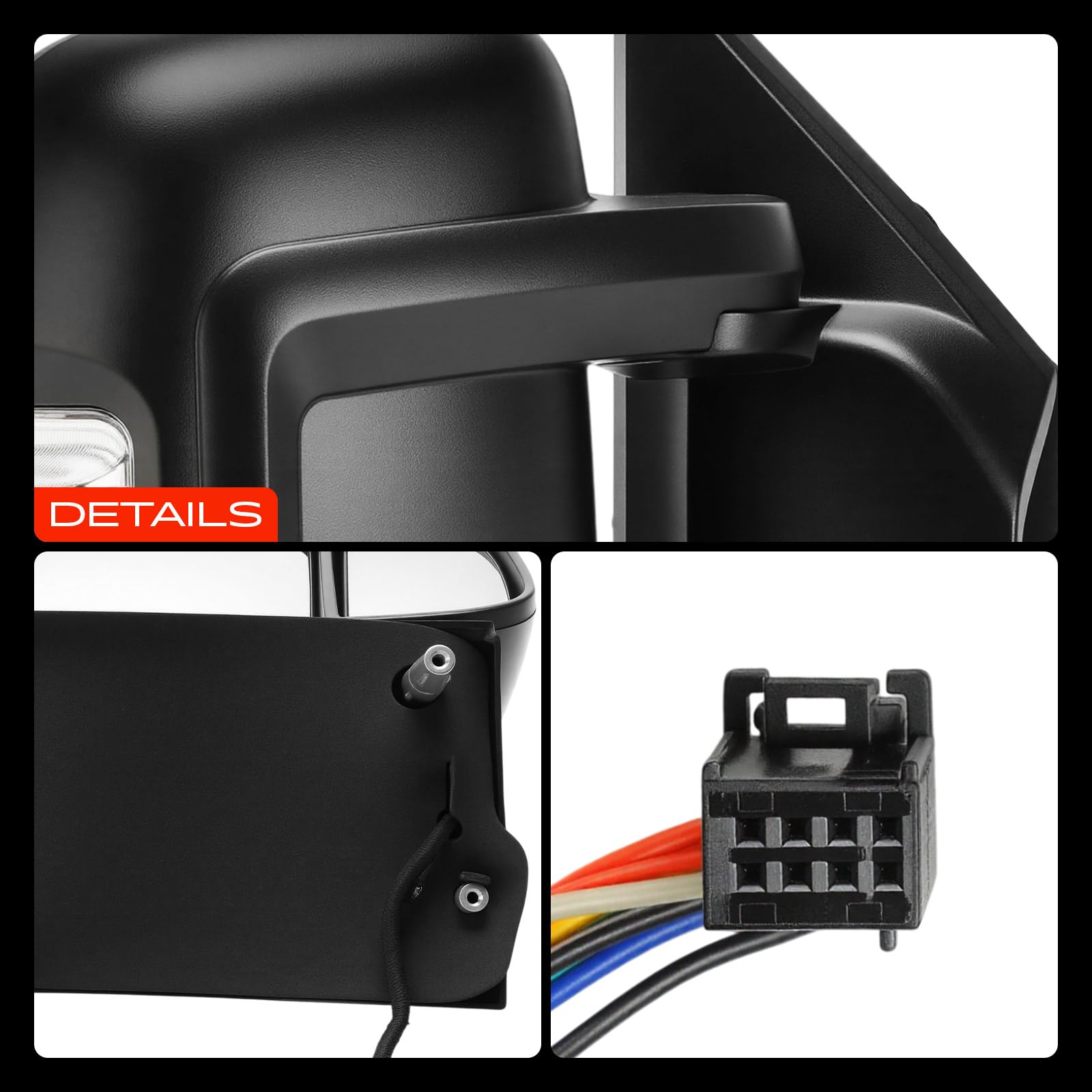 Frankberg Espejo retrovisor exterior derecho convexo calefactable. | a mano, Plegable; Compatible con: Autobús Jumper, Ducato Van 250, Caja de puente, Plataforma/chasis Boxer