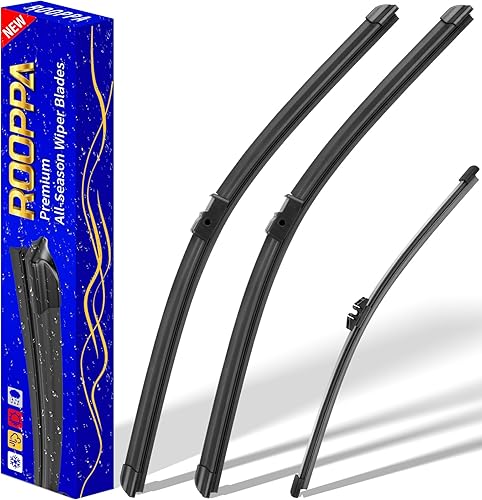 3 limpiaparabrisas de repuesto, repuesto de equipo original, para vehículos, 26 pulgadas, 20 pulgadas y 13 pulgadas, juego de 3