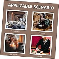 Vista 3 de Tarro de almacenamiento de cerámica en forma de calabaza de té, tarros de café con tapas, decoración de conejo, almacenamiento de té de porcelana