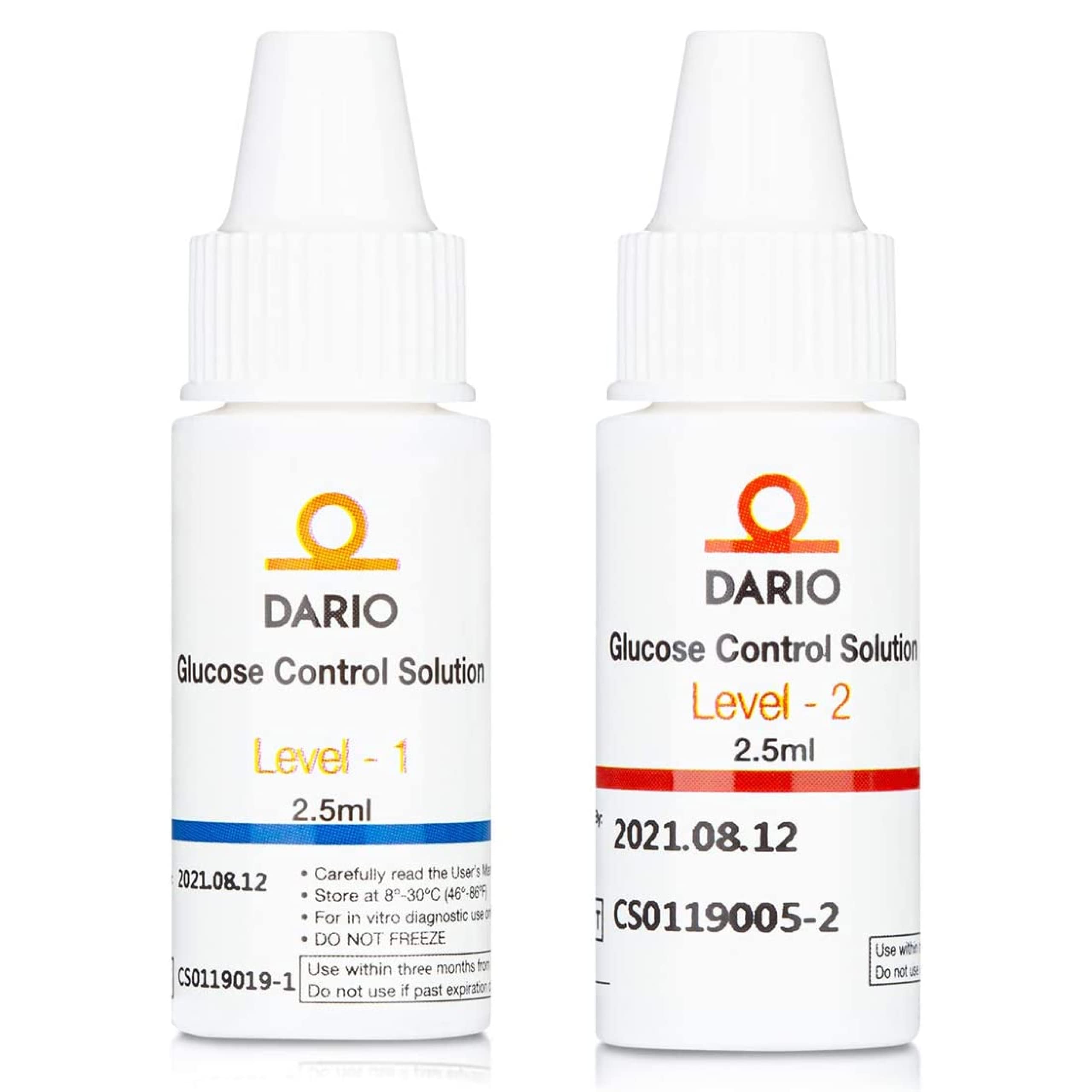 Buy Dario Glucose Control Solutions for Dario Test Strips Testing. Verify The Performance of