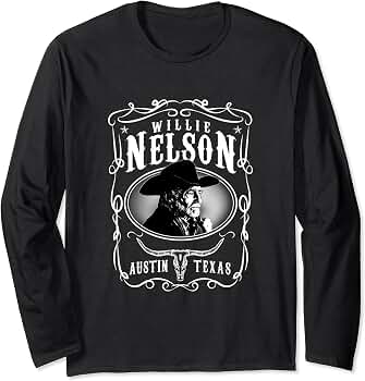 Willie Nelson in Austin Oversized Crew Sweatshirt
