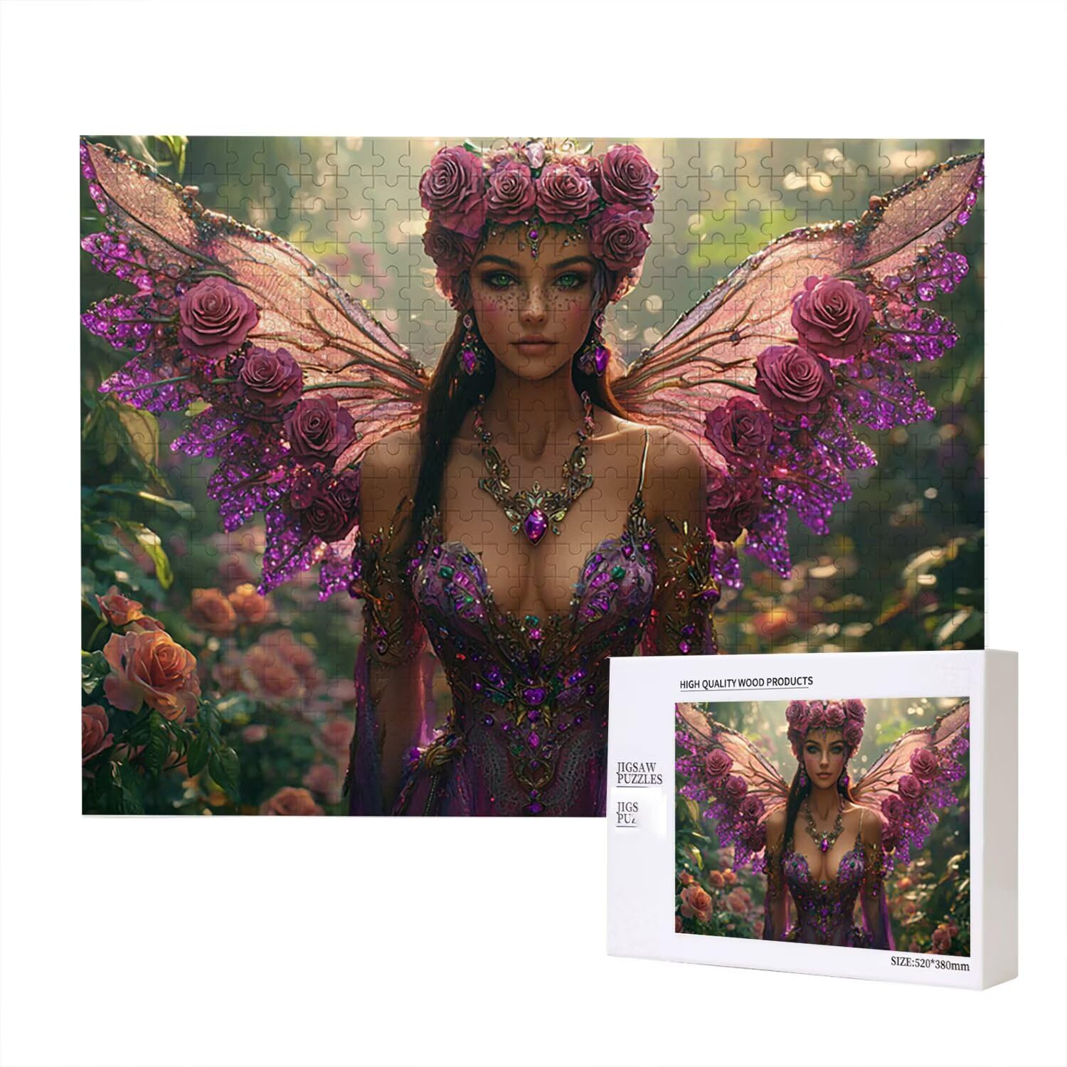 Jigsaw Puzzle, 6000 Pezzi Puzzle Classici, Fiori Di Fata Puzzle Rilassamento Intelligence, Mpossibile Difficile Puzzle Impegnativo per Adulti Puzzle Gioco Familiare, Regalo per Amore Amico fr0-866