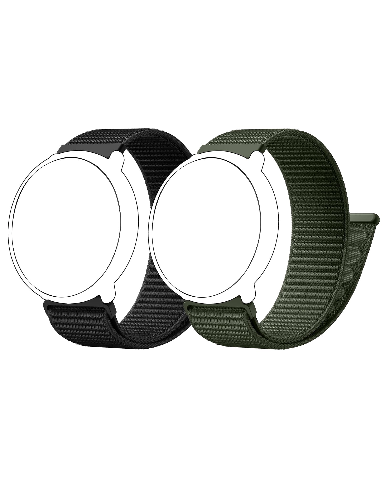 Gittos Nylon Watch Straps 22 mm 20 mm 18 mm Compatible with Samsung/Garmin/Huawei/Xiaomi/Amazfit/Timex/Fossil/Tissot/Seiko/Ticwatch/Suunto/Polar/Coros Bracelet Sport Replacement Strap for Men and