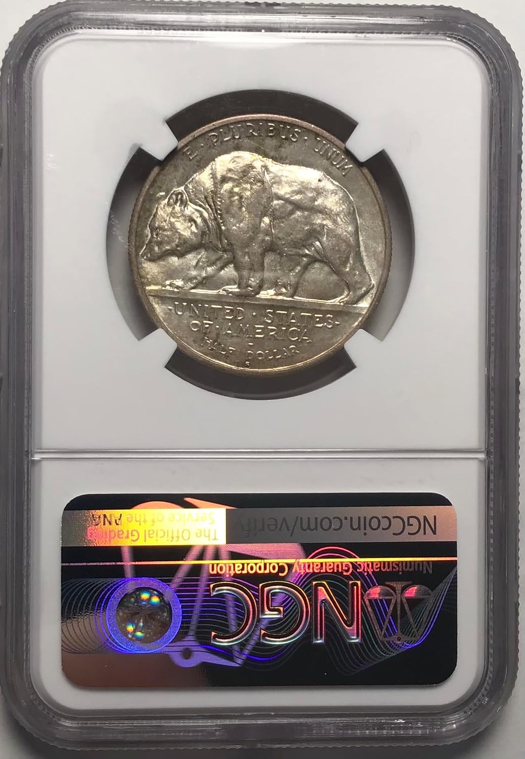 1925 S California Commemorative Silver Half Dollar NGC MS63