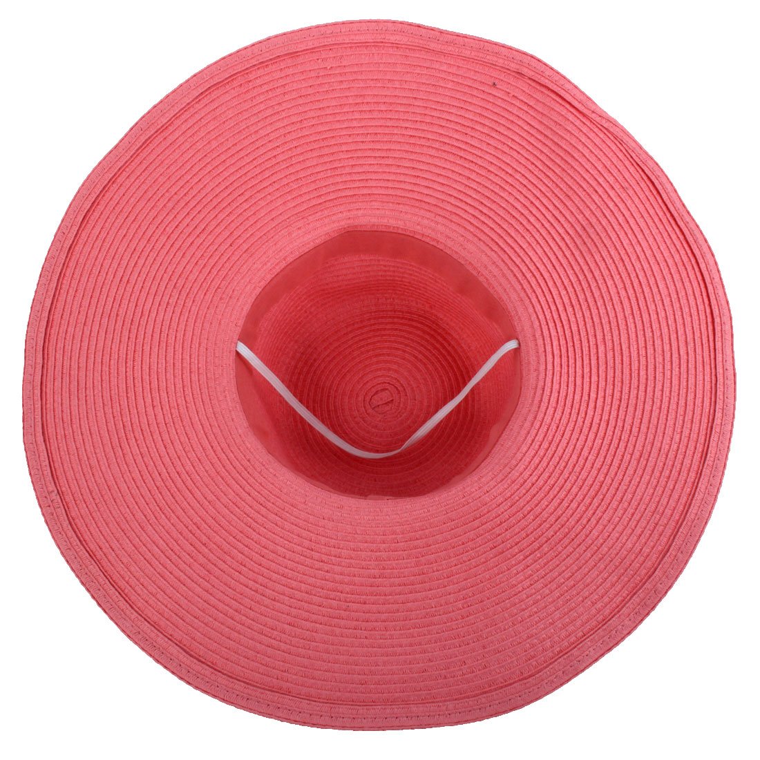 Qtqgoitem Lady Traveling Wide Brim Straw Braided Summer Beach Sun Bucket Hat Sunhat Pink (model: f53 59c abd 6ca 577)