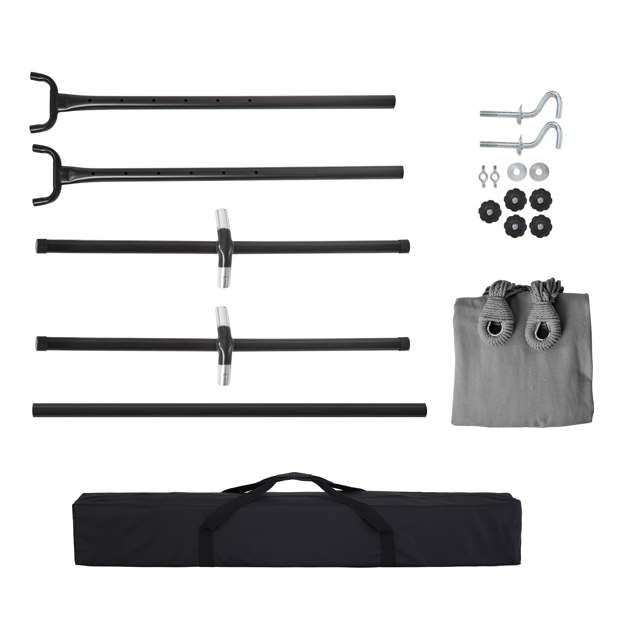 Mondeer Amaca da Campeggio con Supporto Amaca da Giardino per Esterni in Tessuto Singolo con Telaio in Metallo con Borsa Portatile e Accessori, Capacità di Carico 200 Kg, per Viaggi, Patio