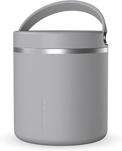 Hydrapeak Termo de acero inoxidable de 25 onzas con aislamiento al vacío, termo para alimentos calientes y alimentos fríos, boca ancha a prueba de