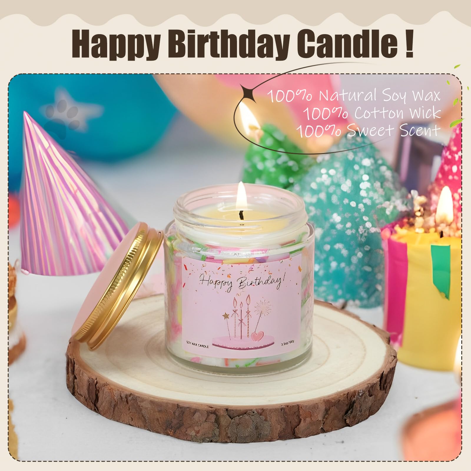 Regalo di compleanno per ragazze adolescenti, scatola di buon compleanno per ragazze, simpatiche cose preppy per ragazze, Natale, graziose tazze di vetro estetiche con margherita, set da 8 pezzi