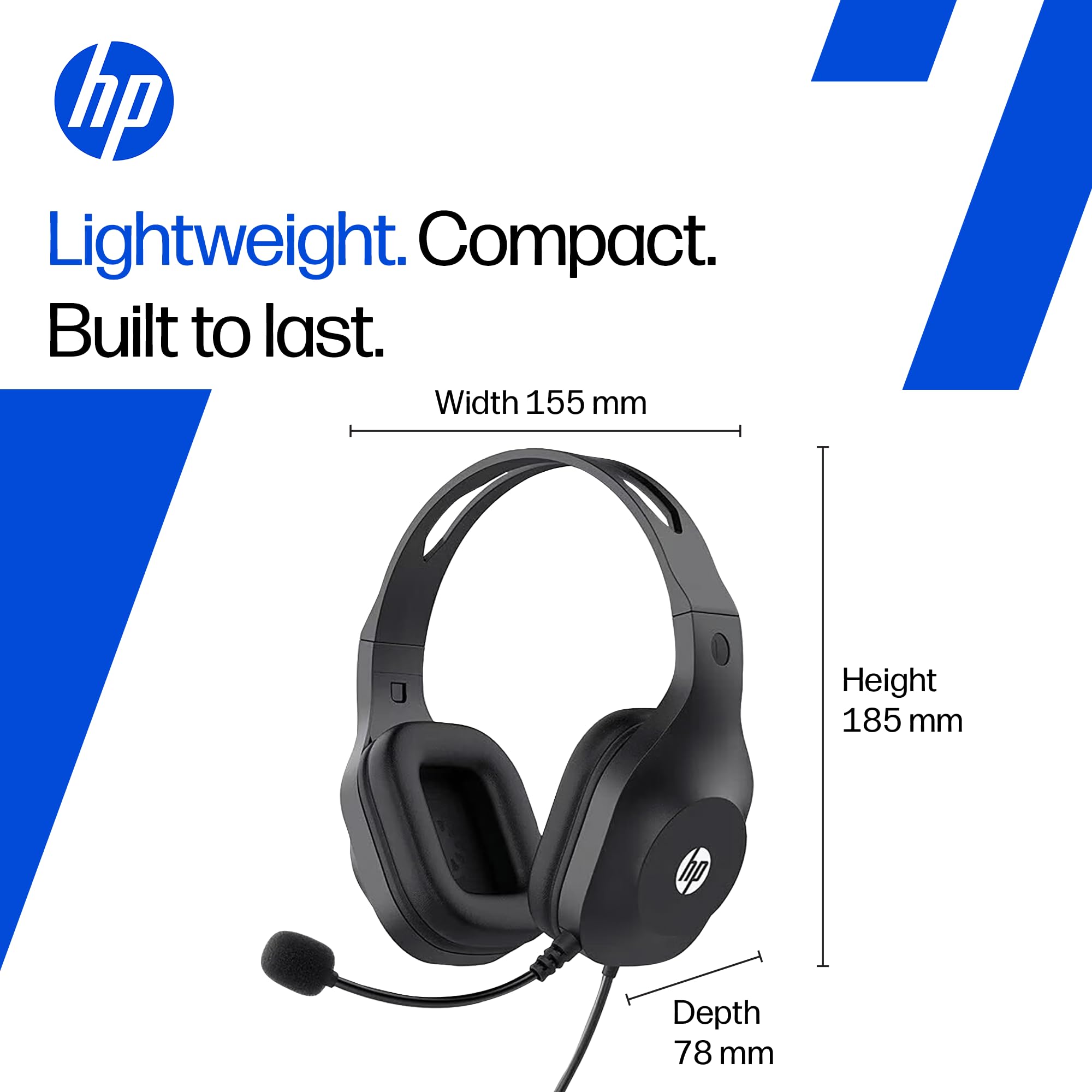 HP H120 Stereo USB Headset - Plug & Play -6