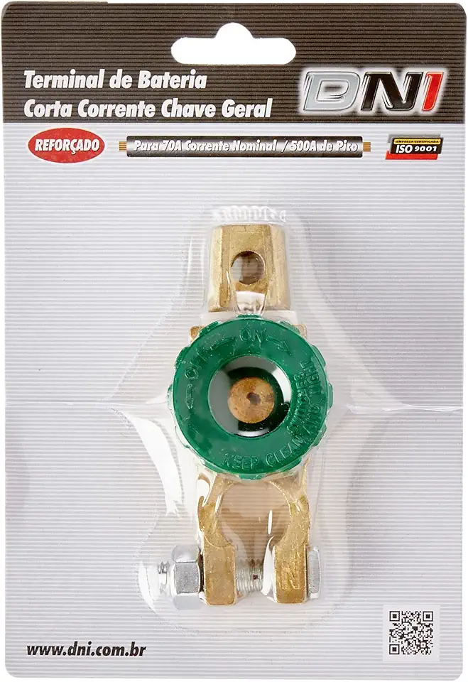 DNI, 7574, Terminal de Bateria Corta Corrente - Chave Geral