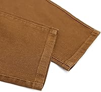 Vista 70 de LONGBIDA - Jardinera de mezclilla para hombre, ajuste entallado, moderno, con bolsillos