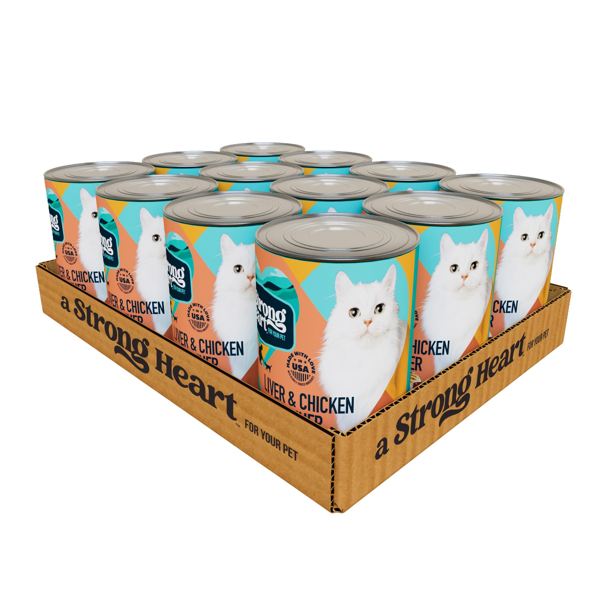 A Strong Heart Canned Wet Cat Food
