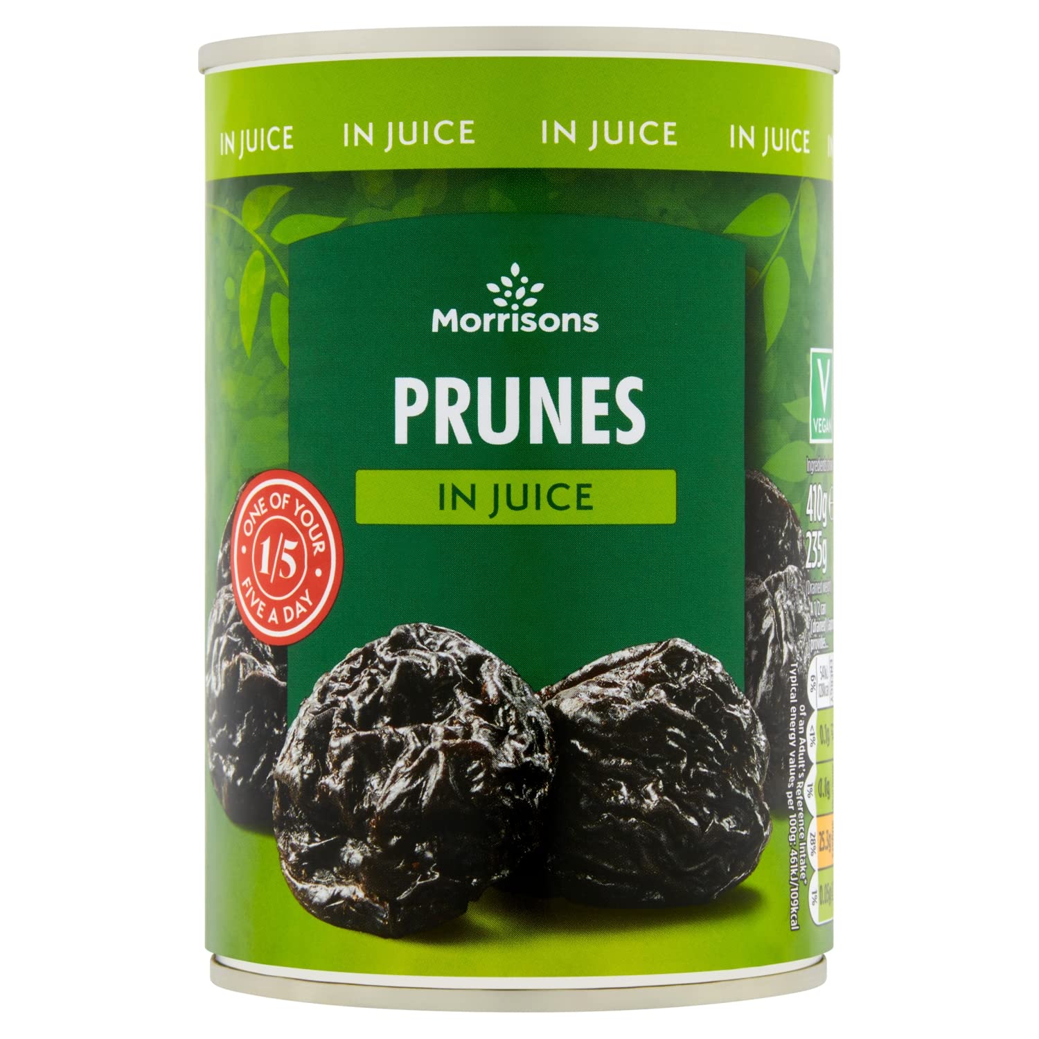 Morrisons Prunes in Juice 410g