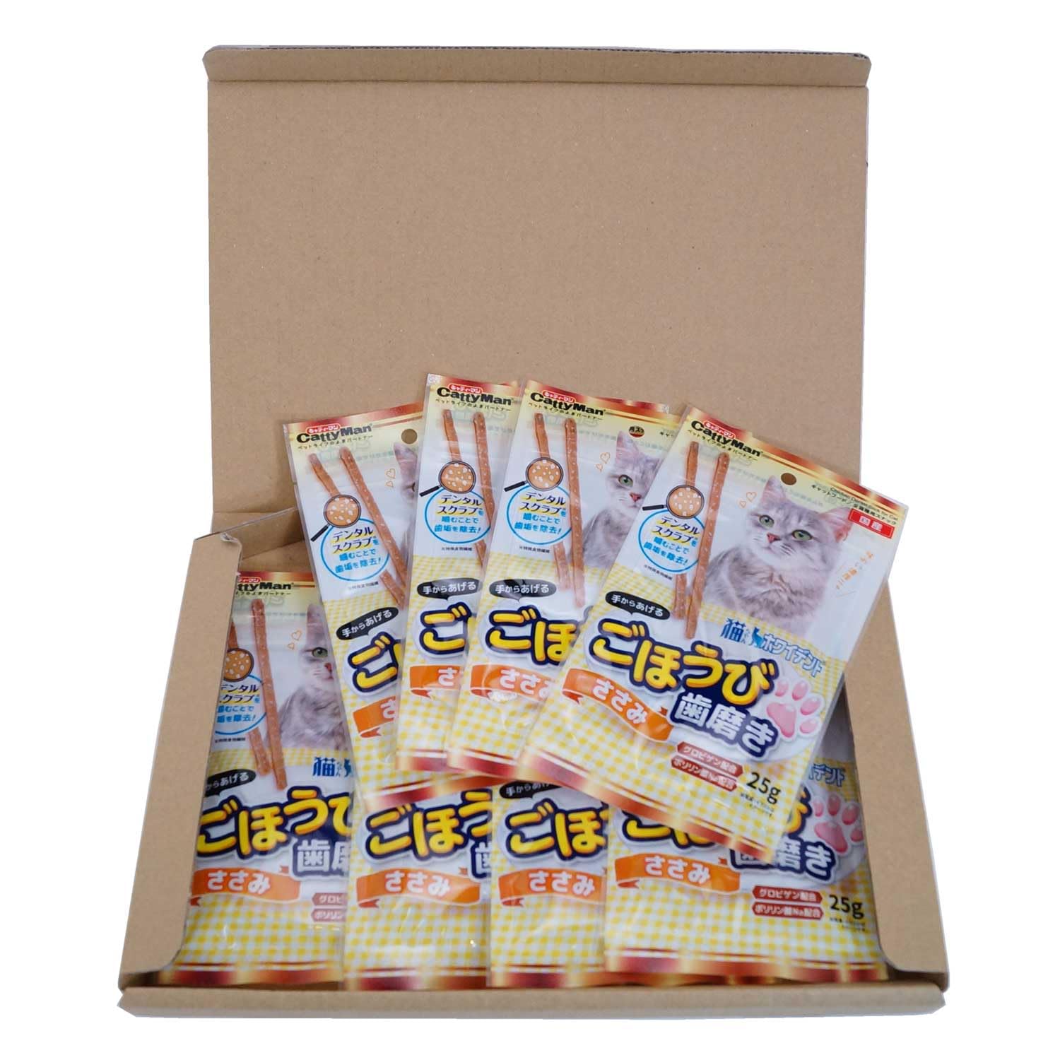 Amazon | キャティーマン 猫ちゃんホワイデント ごほうび歯磨き